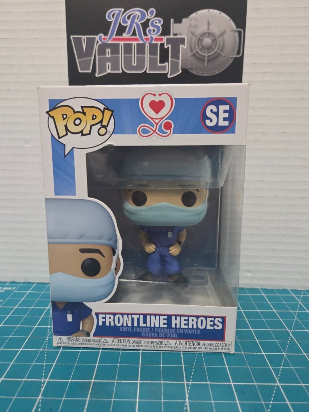 Funko POP Global Giving Frontline Heroes Nurse Men SE Vinyl Figure